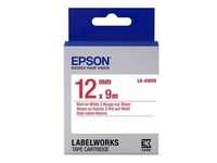 Epson LabelWorks LK-4WRN - Rot auf Weiß - Rolle (1,2 cm x 2,9 m)