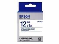Epson LabelWorks LK-4WLN - Blau auf weiß - Rolle (1,2 cm x 9 m)