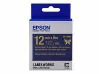 Epson LabelWorks LK-4HKK - Seidig - gold auf marineblau - Rolle (1,2 cm x 5 m)