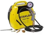 Stanley Kompressor &Ouml;lfrei Kompakt - 1.5 hp / 8 bar ohne Tank, mit 6 teiligem