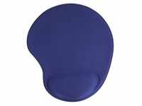 InLine Maus-Pad, blau, mit Gel Handballenauflage, 230x205x20mm - 55453B