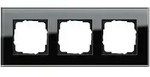 Gira Abdeckrahmen 3f. sw-glas 021305