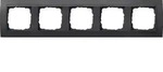 Gira Abdeckrahmen 5f. anth 021508