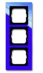 Busch-Jaeger 3fach Rahmen Rahmen Blau, Ultramarinblau 2CKA001754A4345 1St.