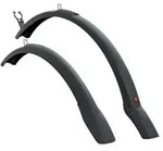 "Hebie 0761 E Steckbleche Trekking Viper T 28", ca. 45 mm, mit Spritzschutz, schwarz