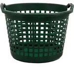 Gartenkorb, Kunststoff &Oslash; 54x40 cm max. 50 kg Volumen 65 L, engmaschig, gr&uuml;n