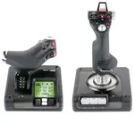 Logitech Gaming Saitek X52 Pro Flight Flugsimulator-Joystick USB Schwarz