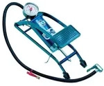 Fu&szlig;luftpumpe 5bar Einzelzylinder m.Manometer