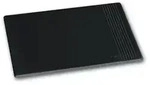Mousepad La Linea Leder schwarz