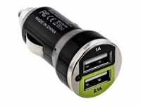 InLine® USB KFZ Ladegerät Stromadapter, 12/24VDC zu 5V DC/2.1A, Mini Strom /