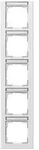 Gira Abdeckrahmen 5f. rws/matt 111522