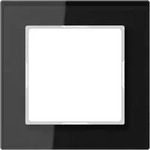 Jung Glasrahmen 1-fach sw AC 581 GL SW