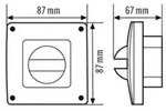 ESYLUX EM10055157 Abdeckung Wei&szlig; IP44