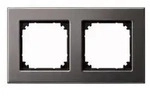 Merten Rahmen Abdeckung System M Rhodium-Grau 475214 1St.