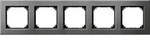Merten Rahmen Abdeckung System M Rhodium-Grau 475514 1St.