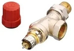 Danfoss Ventilgeh&auml;use RA-N, DN 15, R 1/2", Axialausf&uuml;hrung, matt vernickelt,