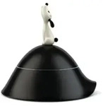 Alessi AMMI19 B, Rund, Edelstahl, Schwarz, 0,6 l, Pers&ouml;nlich, 1 Person(en)