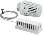 Oventrop Thermostat Uni LH mit Fernfhler, wei Kapillarrohr 2000 mm