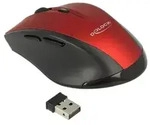 DeLOCK - Maus - ergonomisch - F&uuml;r Rechtsh&auml;nder - optisch - 5 Tasten - kabellos -