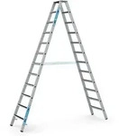 Stufen-Stehleiter R13step B 2x12 Stufen L.3,39m Arbeits-H.4,65m G.17,8kg Zarges