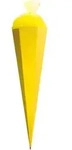 ROTH Bastelschult&uuml;te mit Verschluss, 850 mm, gelb