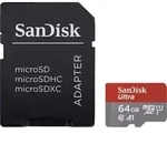 SanDisk Ultra&reg; microSDXC-Karte 64 GB Class 10, UHS-I A1-Leistungsstandard,...