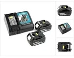 Makita Power Source Kit Li 18V mit 2x BL1850B Akku 5,0Ah + DC18RC Ladeger&auml;t (