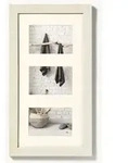 Bilderrahmen Collage Holz Home creme 3 Fotos 13x18 cm