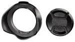 Hama 00093655 Gegenlichtblende mit Objektivdeckel