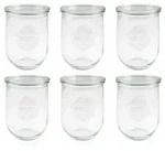 WECK 745- Tulpenform-Glas 1L 745, klar (6er Pack)