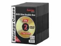 Hama DVD Slim Double-Box - Slim Jewel Case für Speicher-DVD - Kapazität: 2 DVD -