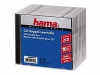 Hama CD Double Jewel Case Standard - Behälter CD-Aufbewahrung - Kapazität: 2 CD -