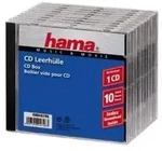 Hama - Beh&auml;lter CD-Aufbewahrung - Kapazit&auml;t: 1 CD - Schwarz, durchsichtig (Packung