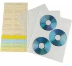 10 hama 6er CD-/DVD-H&uuml;llen transparent