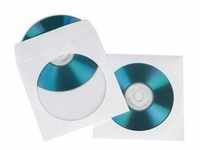 Hama CD-ROM Paper Sleeves - CD-Hülle - Kapazität: 1 CD - weiß (Packung mit 50)