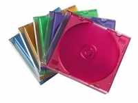 Hama - Slim Jewel Case für Speicher-CD - Kapazität: 1 CD - durchsichtig blau,