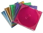 Hama - Slim Jewel Case f&uuml;r Speicher-CD - Kapazit&auml;t: 1 CD - durchsichtig blau,