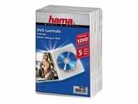 Hama - DVD Jewel Case - Kapazität: 1 DVD - durchsichtig (Packung mit 5)