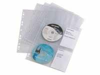 Durable CD/DVD Cover Light M - CD-Umschläge - Kapazität: 4 CD, 4 DVD -...
