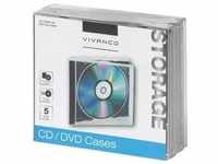 Vivanco 31691 CD-Hülle Schmuckschatulle 1 Disks Schwarz