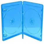 MediaRange BOX38-4-30, Schmuckschatulle, 4 Disks, Blau, Transparent, Kunststoff, 120