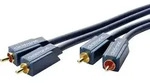 clicktronic 70383 Cinch Audio Anschlusskabel [2x Cinch-Stecker - 2x Cinch-Stecker]