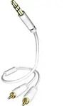 Inakustik 00310005 Cinch / Klinke Audio Anschlusskabel [2x Cinch-Stecker - 1x