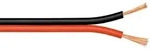 goobay Lautsprecherkabel CU 2 x 0,5 mm rot/schwarz 100 m Spule