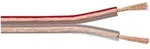 goobay Lautsprecherkabel CU 2 x 0,5 mm transparent 50 m Rolle