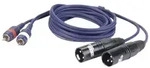 DAP FL26 - 2 RCA male L/R to 2 XLR/M 3P 3 m