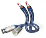 in-akustik 00405015 - XLR - M&auml;nnlich - XLR - Weiblich - 1,5 m - Blau - Silber -
