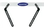 SpeaKa Professional Soundbar-Halterung Schwenkbar ''Easy'' Schwarz 1 Paar (1211124)