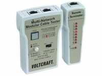Voltcraft CT-2 Kabel-Prüfgerät, Kabeltester für BNC, RJ-11 und RJ-45...