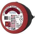 Testboy Testavit Schuki 1 LCD Steckdosentester CAT II 300V LCD, LED